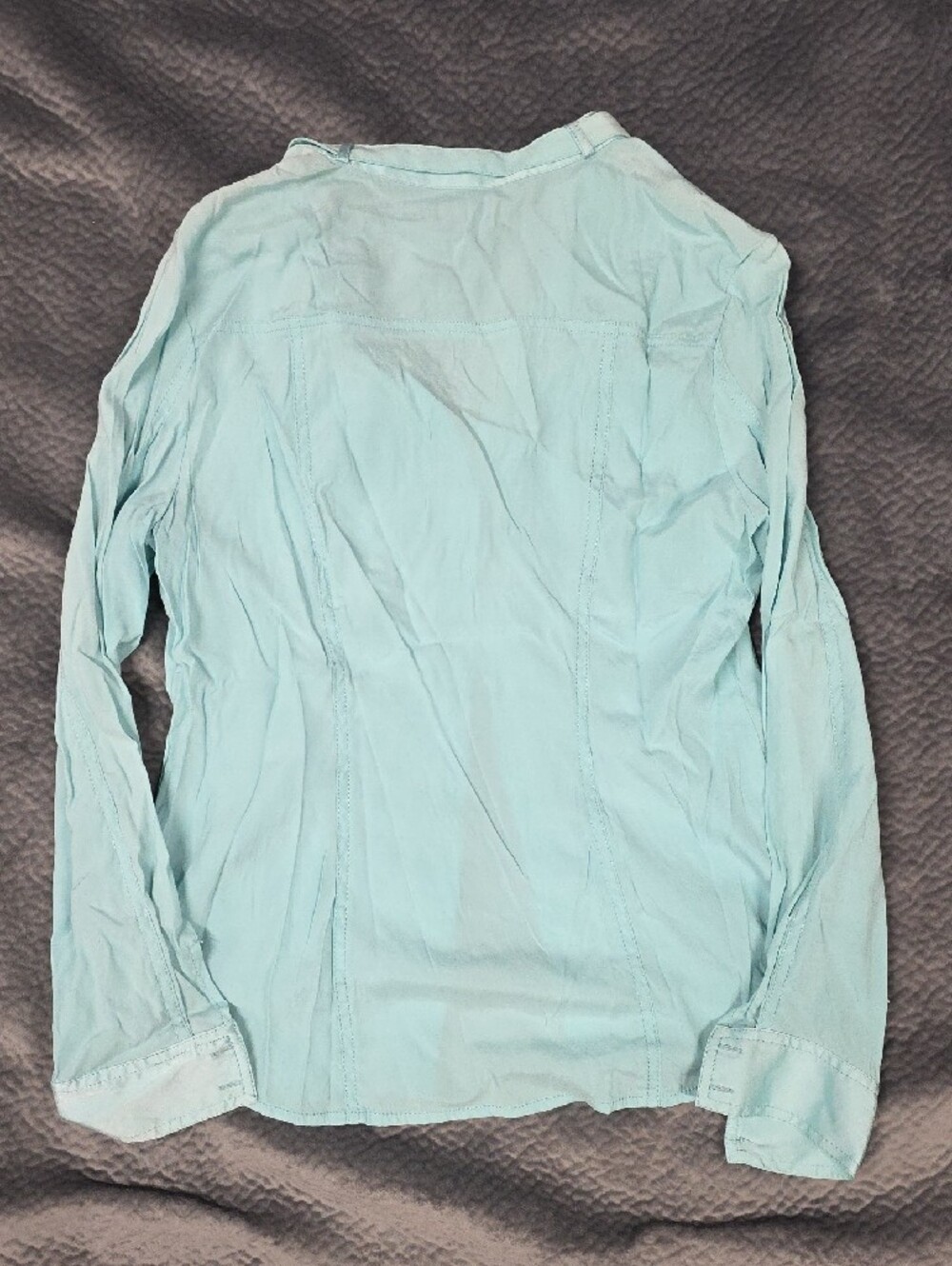 Cache Light Aqua Button-Down Shirt - Picture 5 of 5